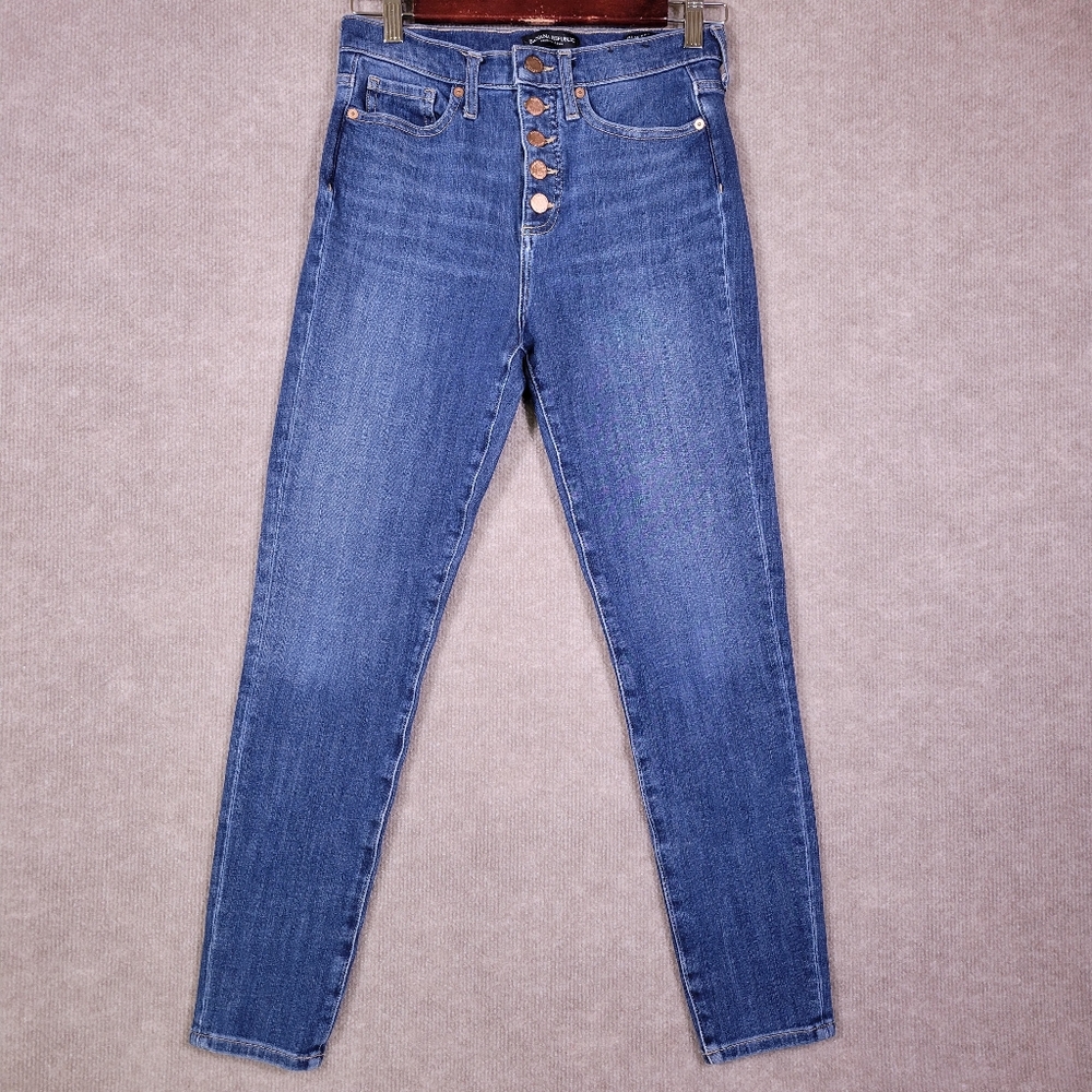 BANANA REPUBLIC Jeans Women's 26 High Rise Skinny Blue Denim